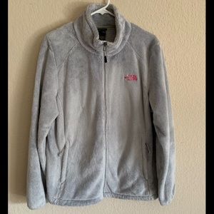North Face Osito Jacket - Breast Cancer Grey